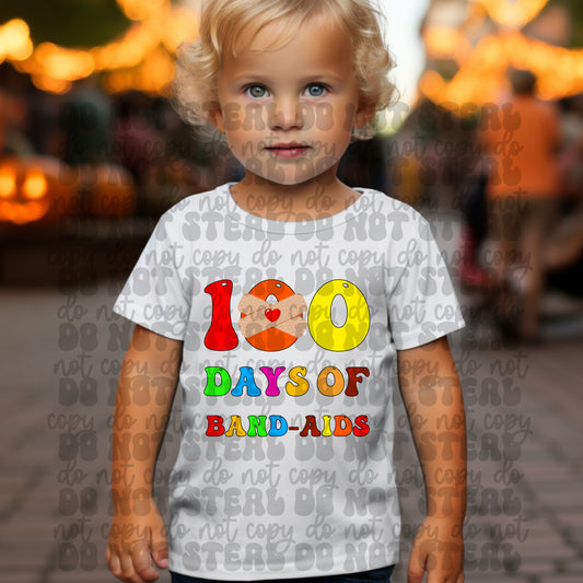 100 Days Of Band Aids 3 Tshirt