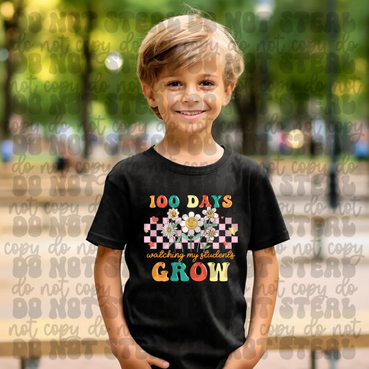 100 Days Watching My Students Grow Tshirt