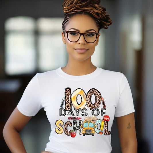 100 Days Of School Tshirt