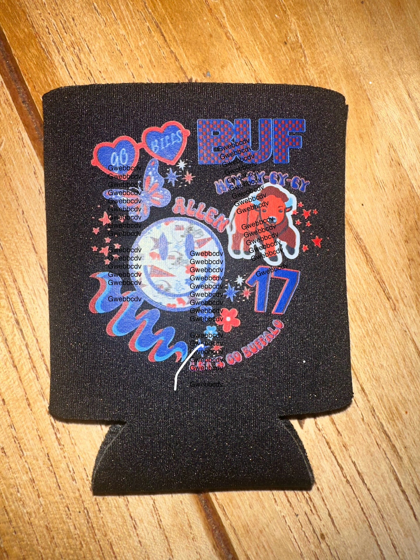 Buffalo Collage Koozie