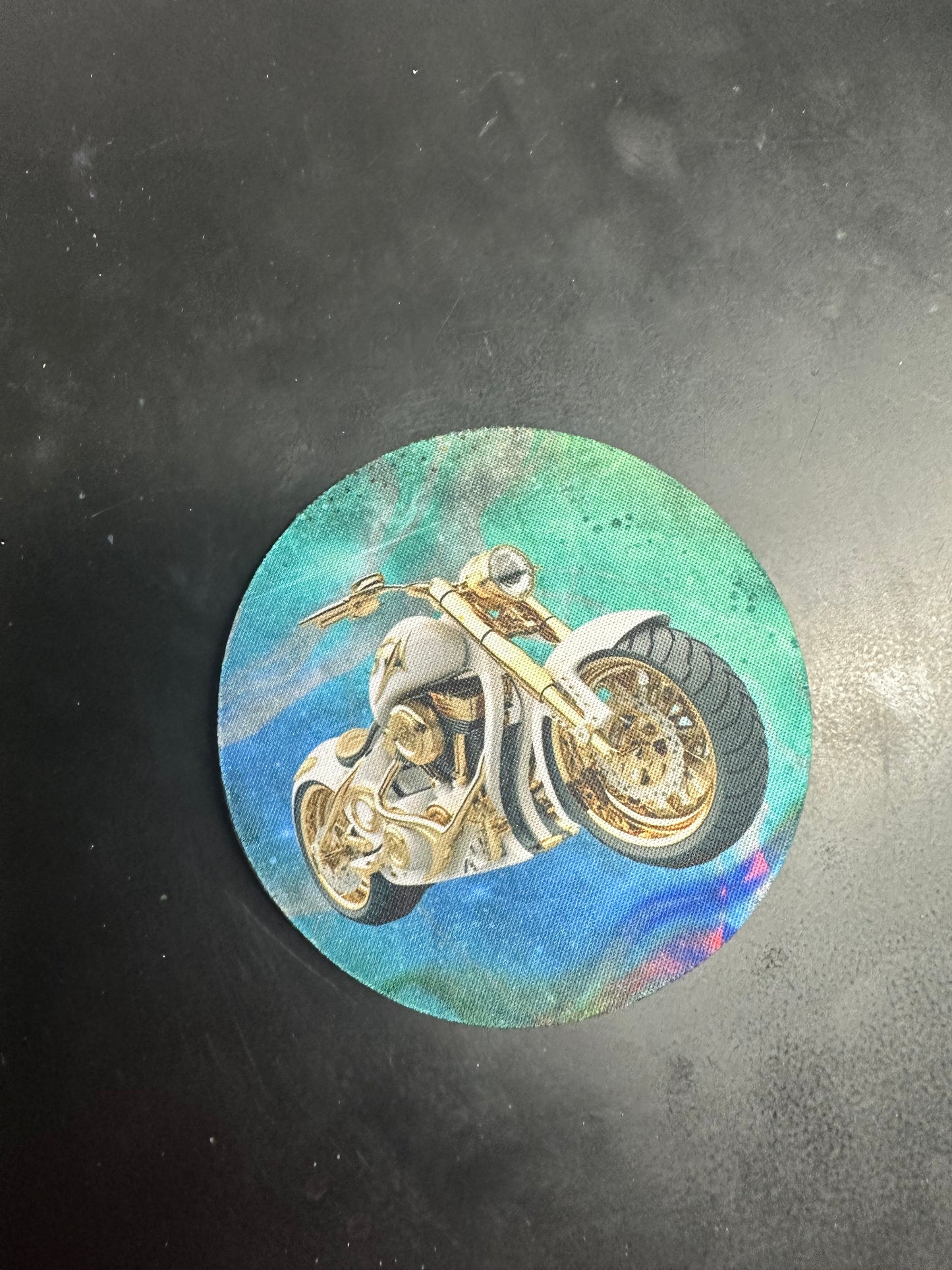 Watercolor Motorcycle Coaster