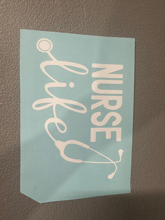 Nurse Life Decal