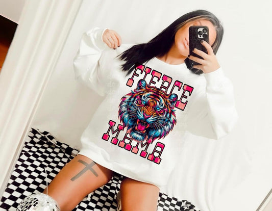 Fierce Mama crewneck