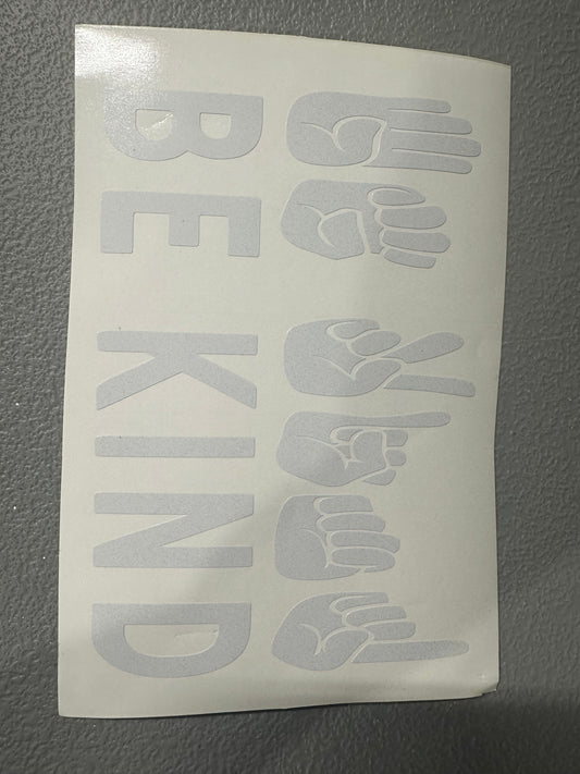 Be Kind Decal