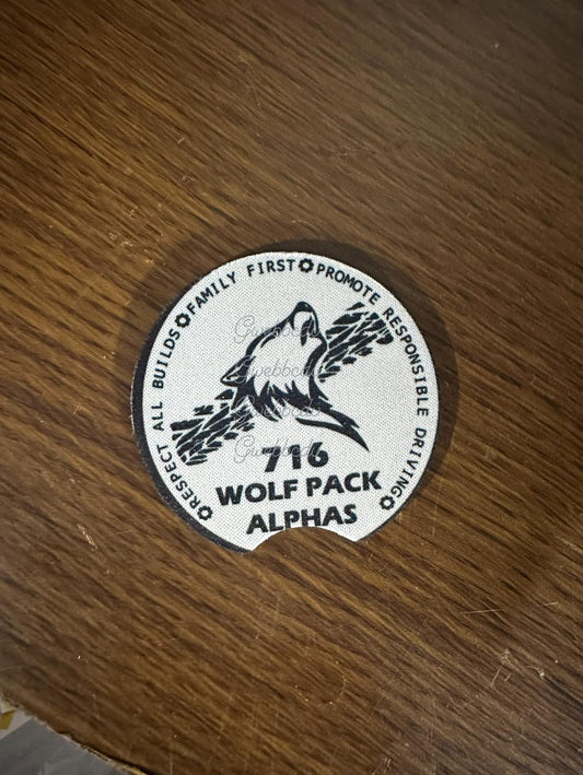 Wolf Pack Alpha Car Coaster