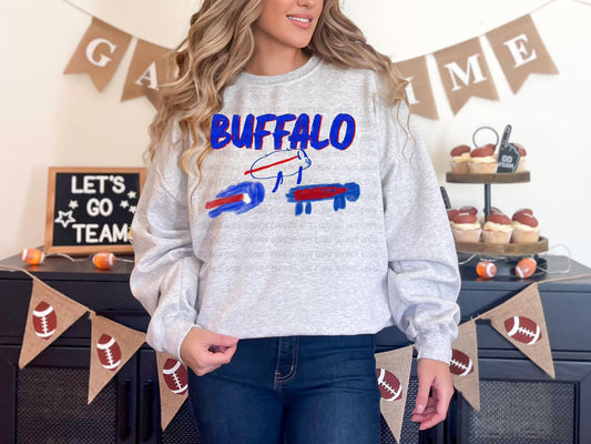 Buffalo Drawings Crewneck