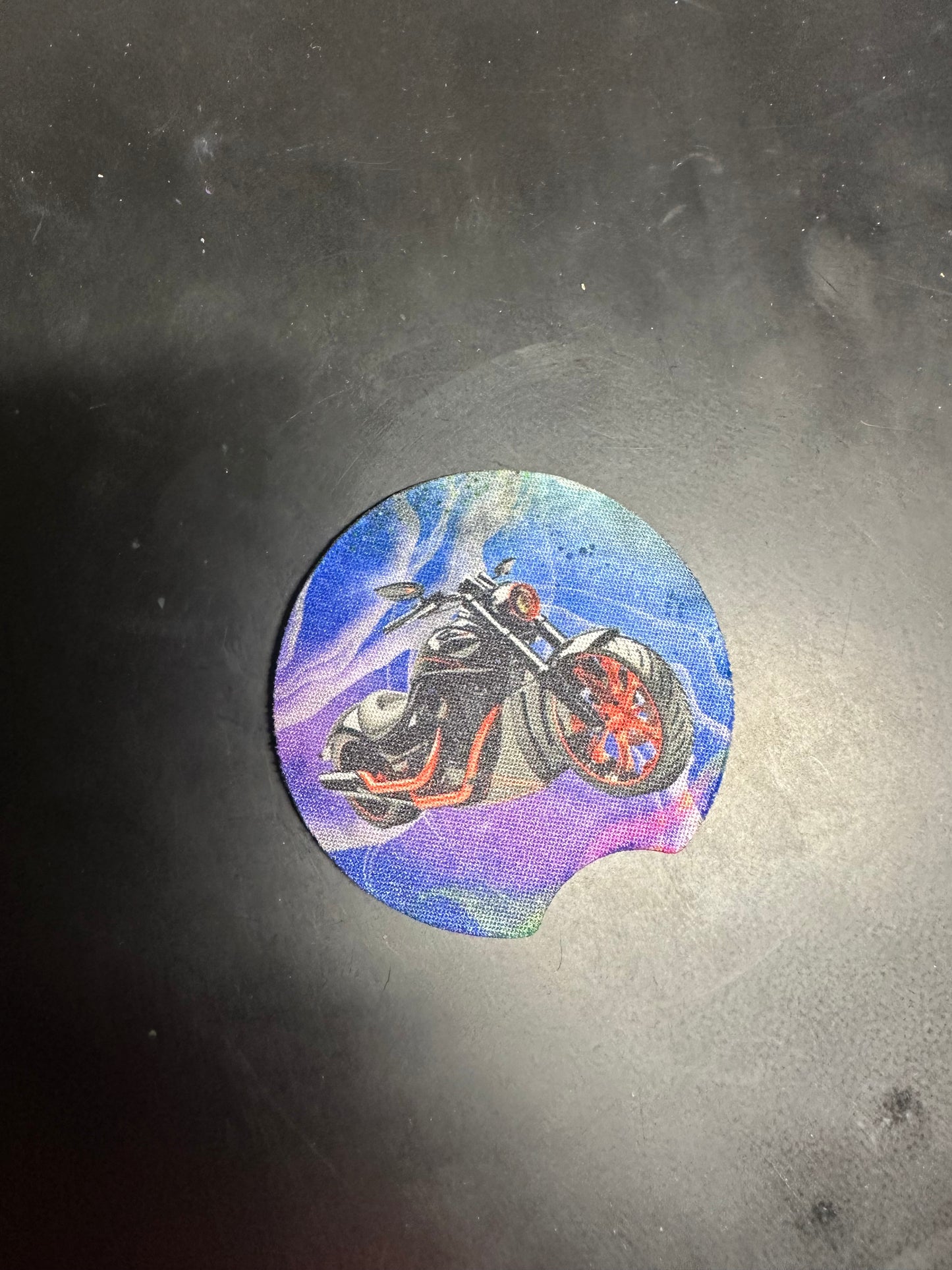 Watercolor Motorcycle Car Coaster