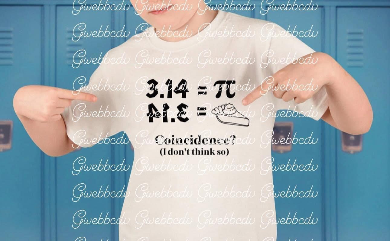 Coincidence 3.14=PIE Tshirt