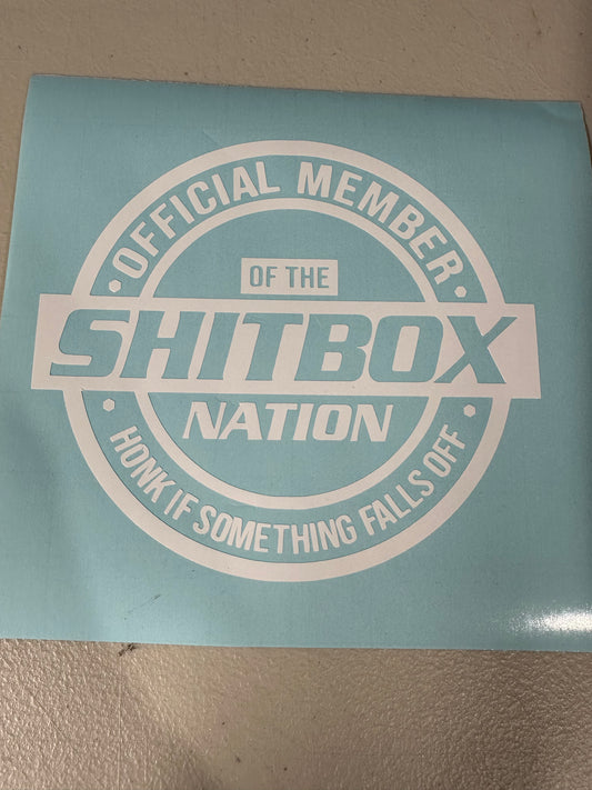 Sh!tbox Nation Decal