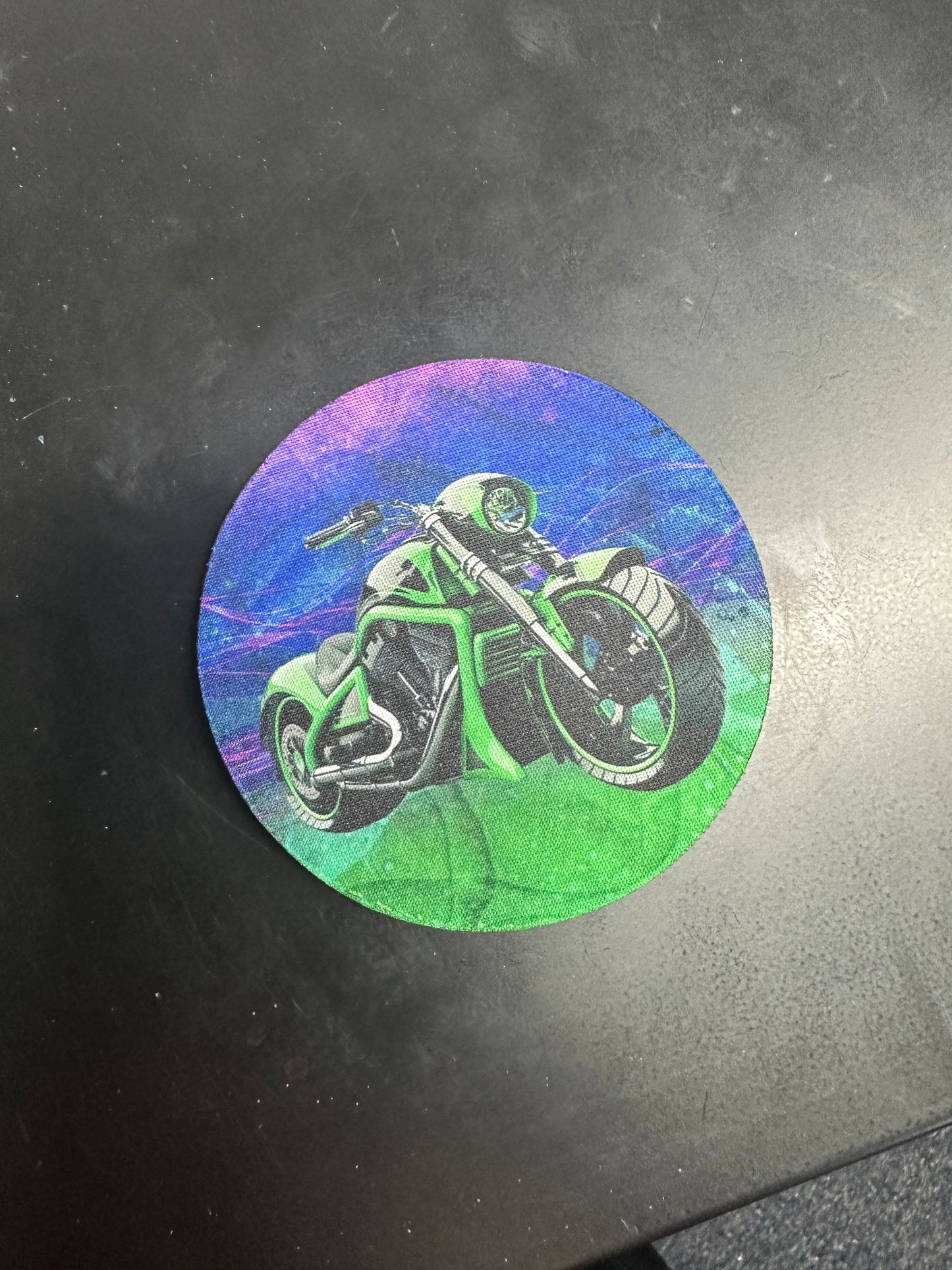 Watercolor Motorcycle Coaster