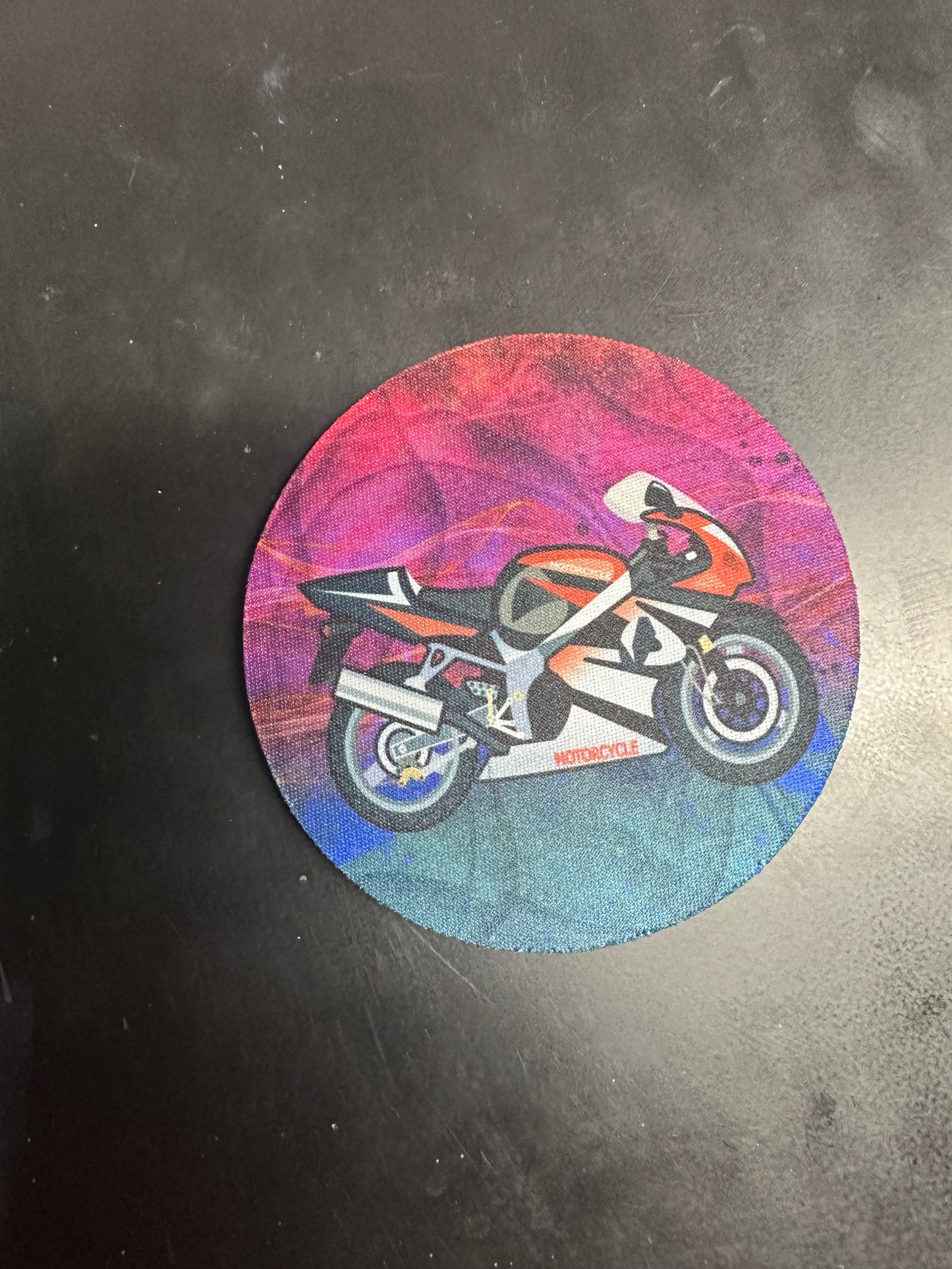 Watercolor Motorcycle Coaster