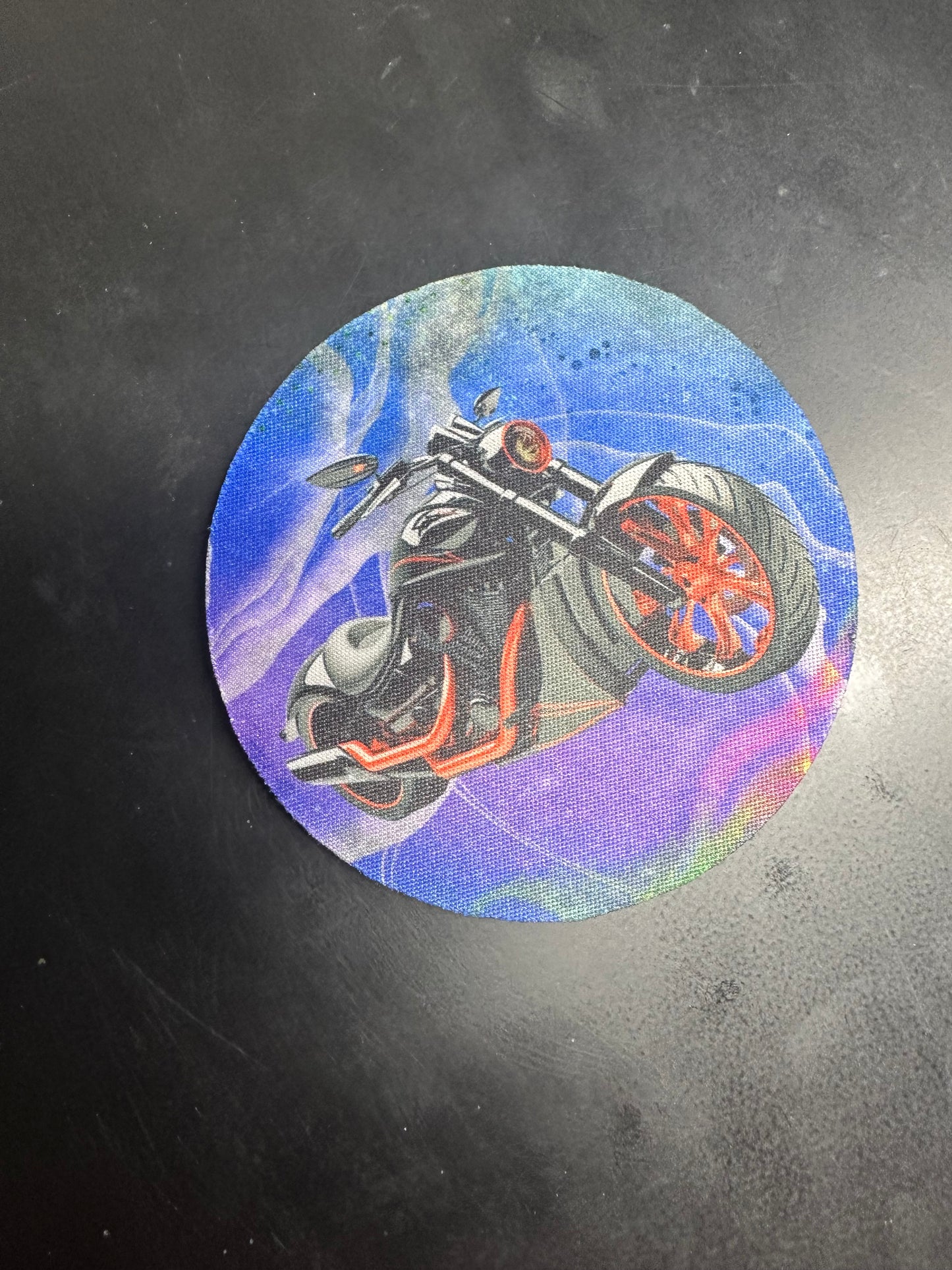 Watercolor Motorcycle Coaster