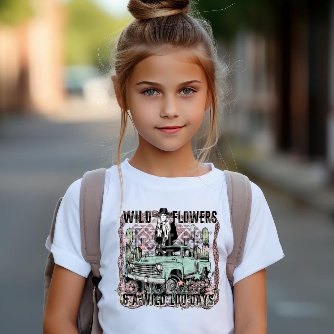 Wild Flowers & 100 Days Tshirt