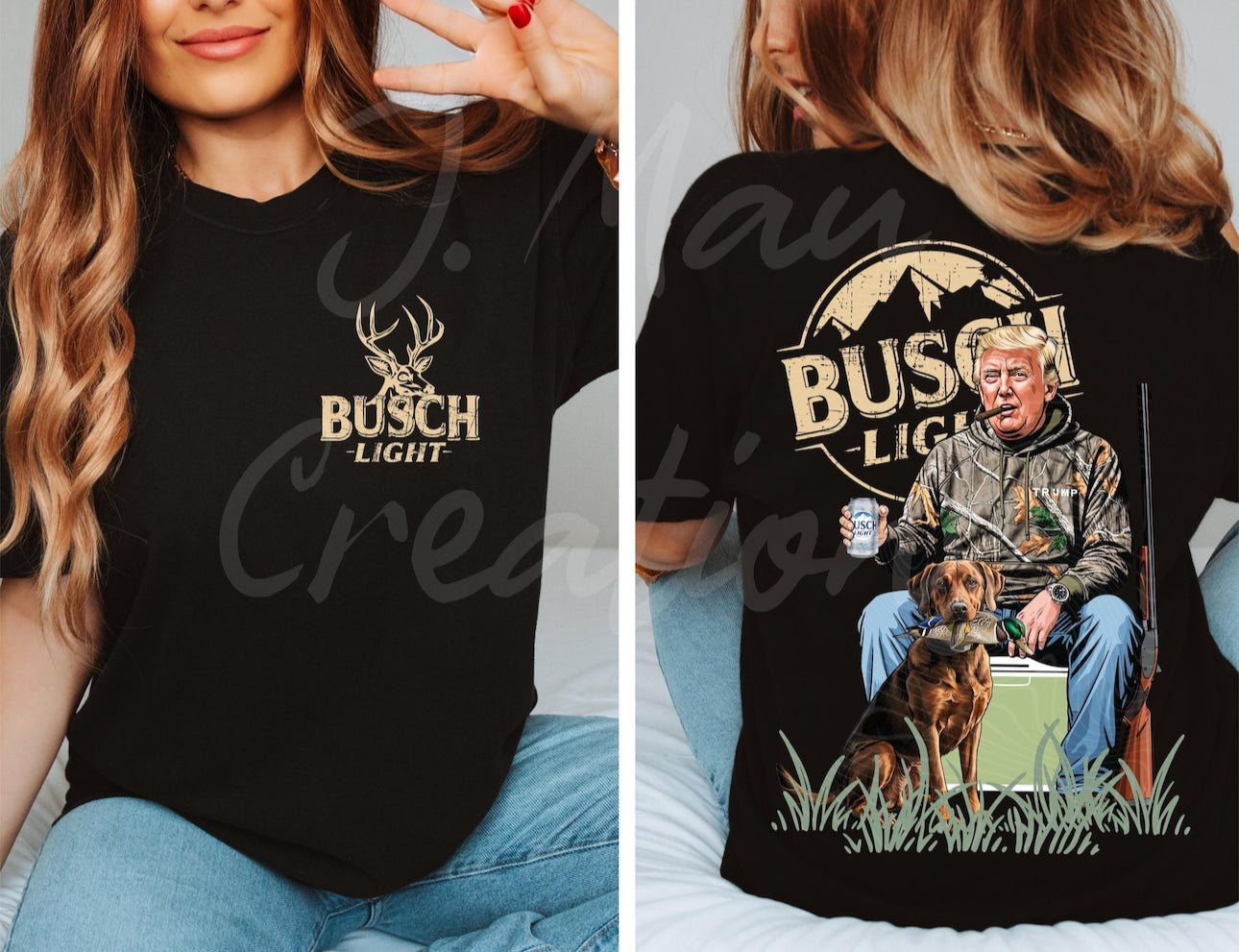 Busch Light Dog Trump