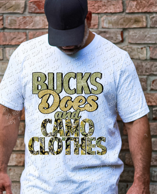 Bucks Does And Camo Clothes Boy