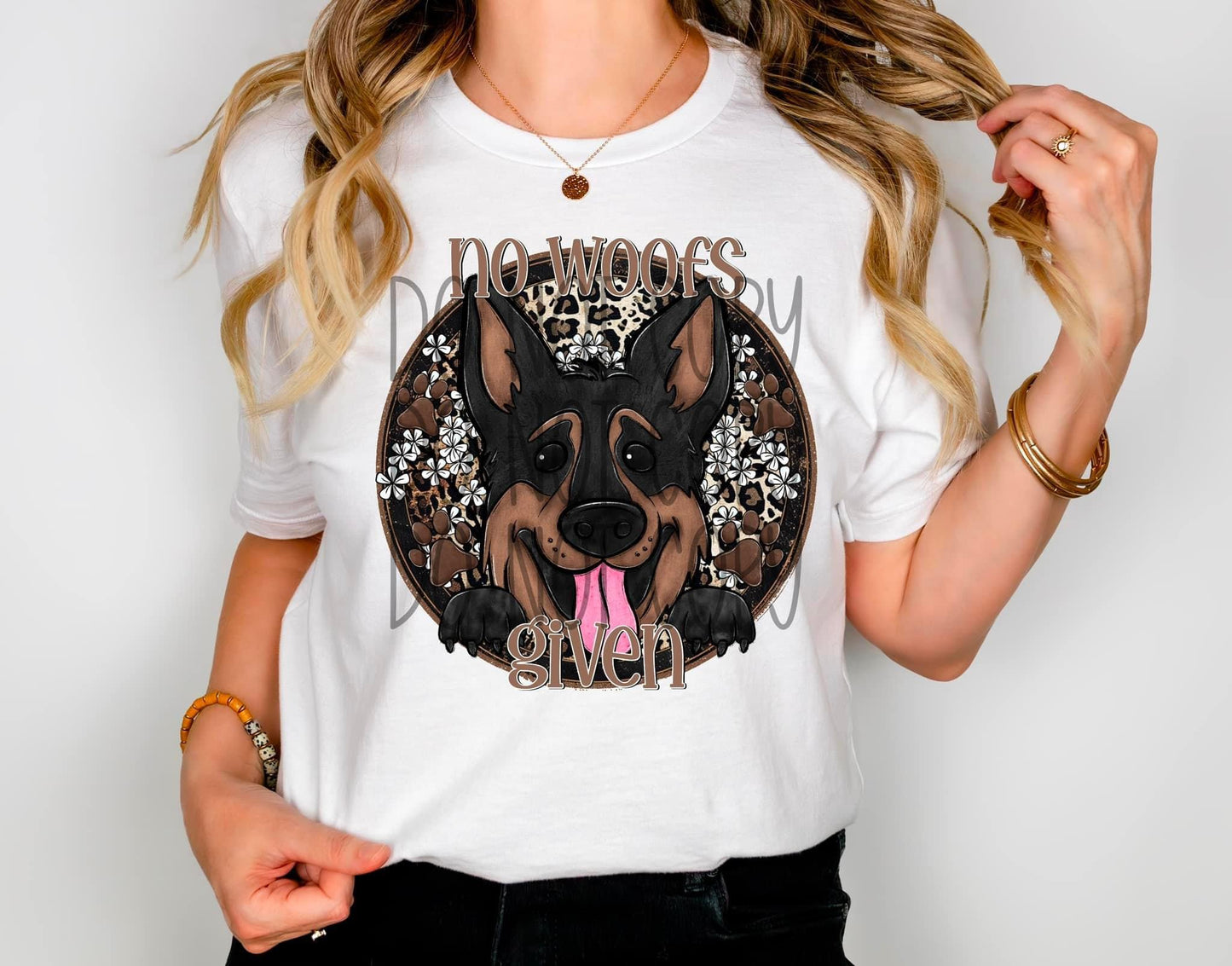 No Woofs Given German Shepard T-shirt