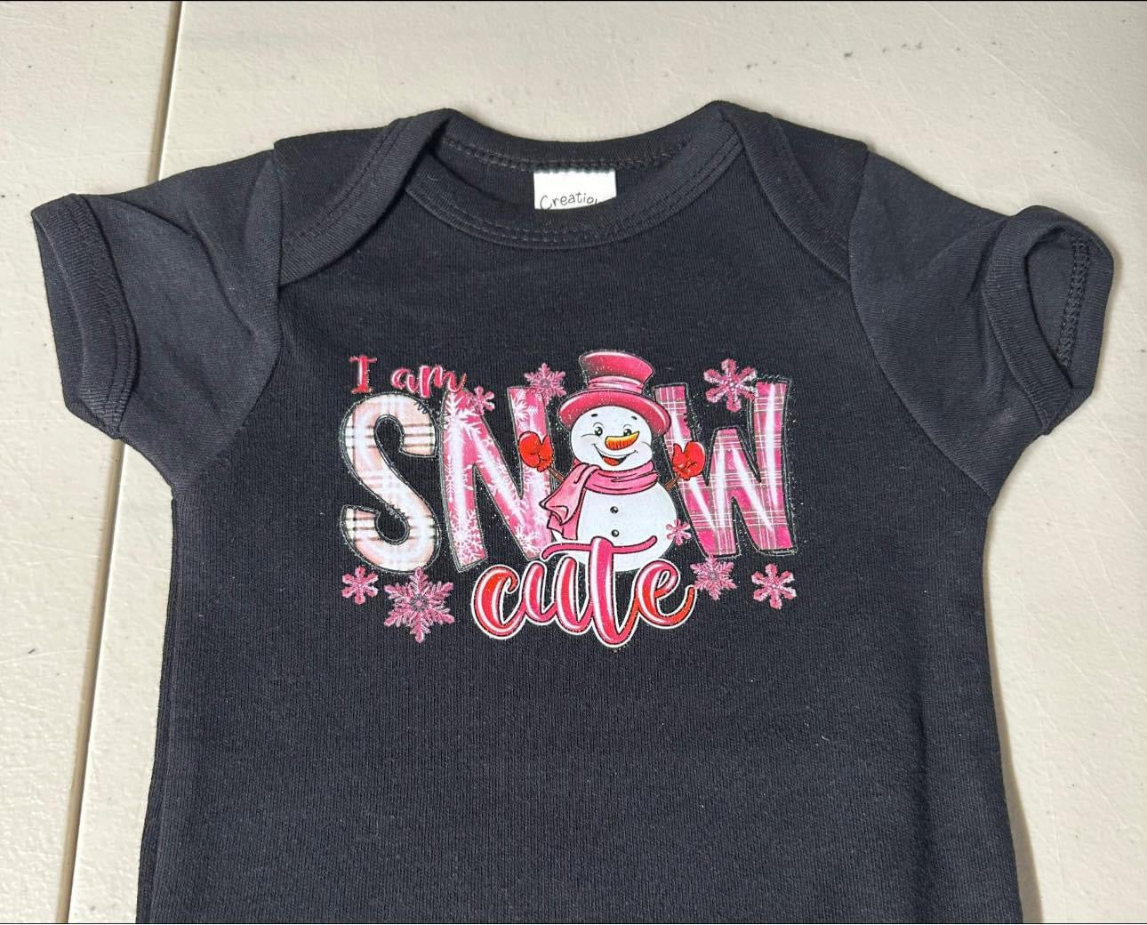 I snow cute girl onesie