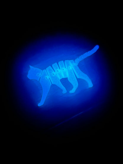 Cat (GITD Blue)