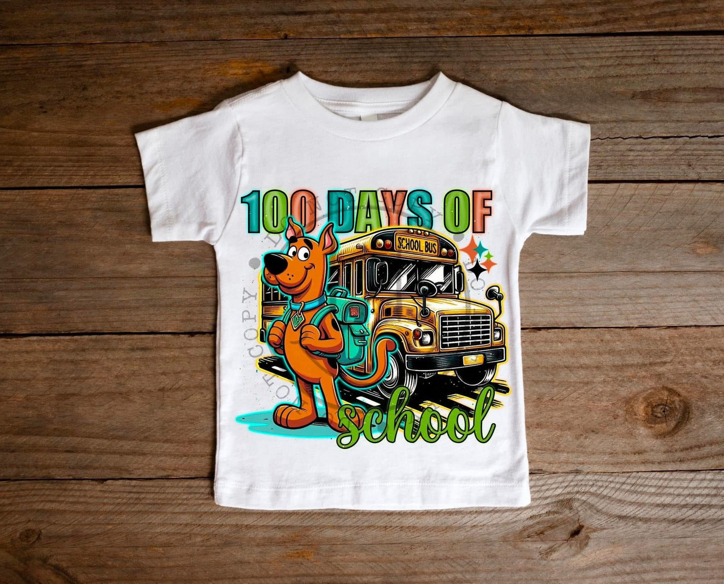 100 Days Of School Doo Tshirt