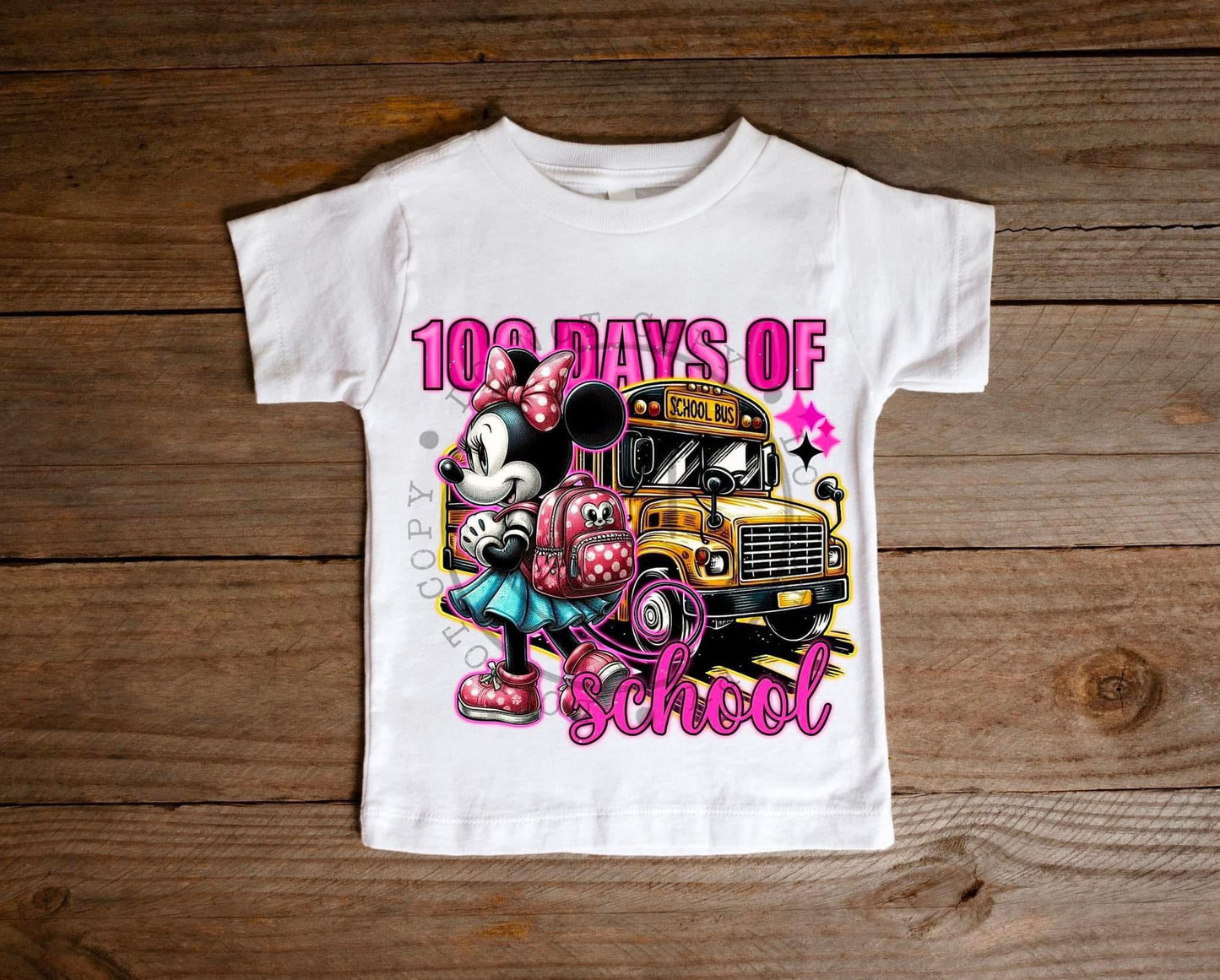 100 Days Of School Minnie Tshirt