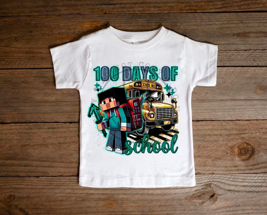 100 Days Of School Mine Tshirt