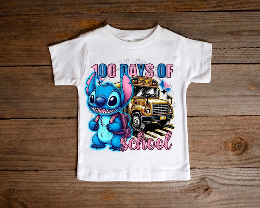 100 Days Of School Alien Tshirt