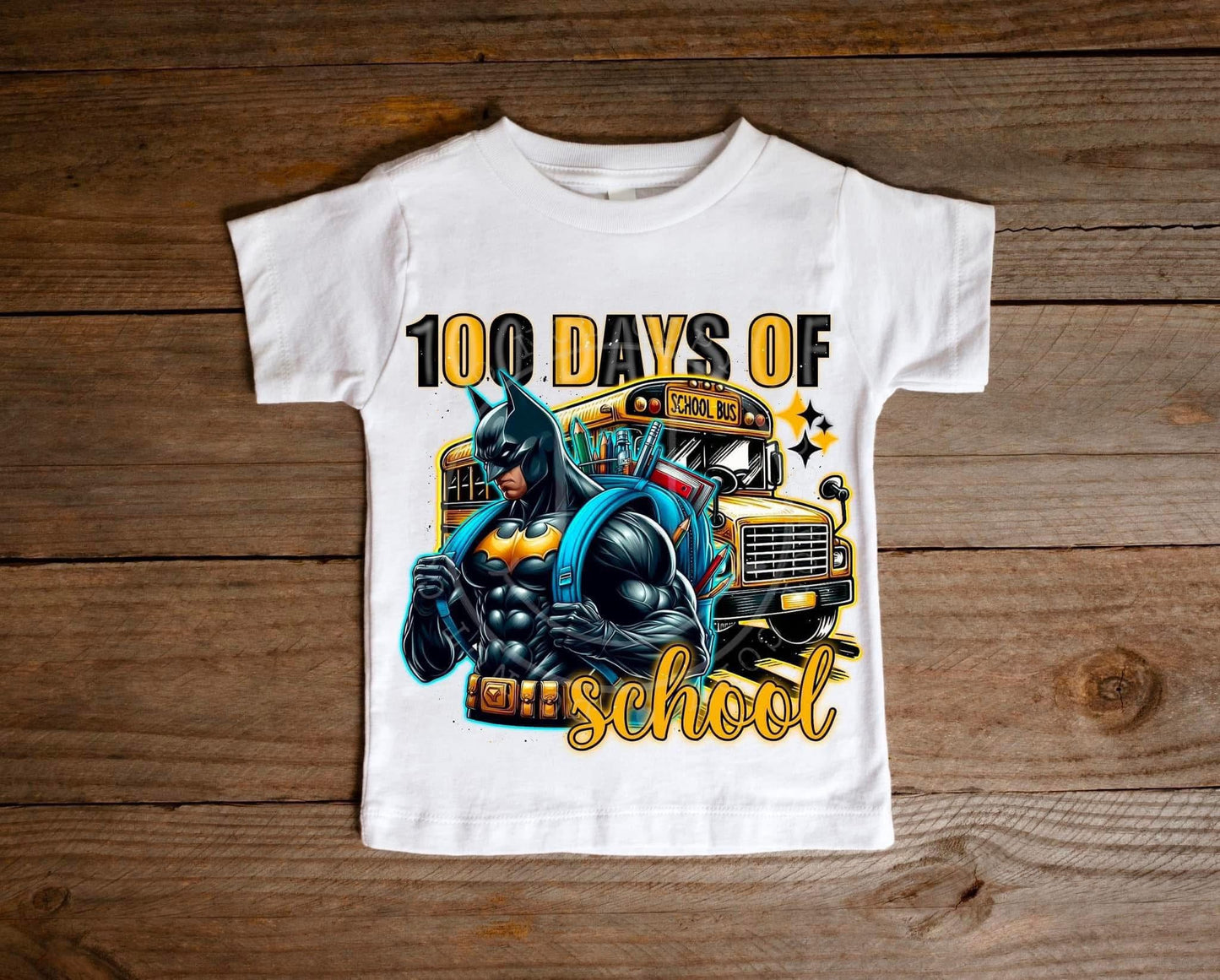 100 Days Of School Bat Tshirt