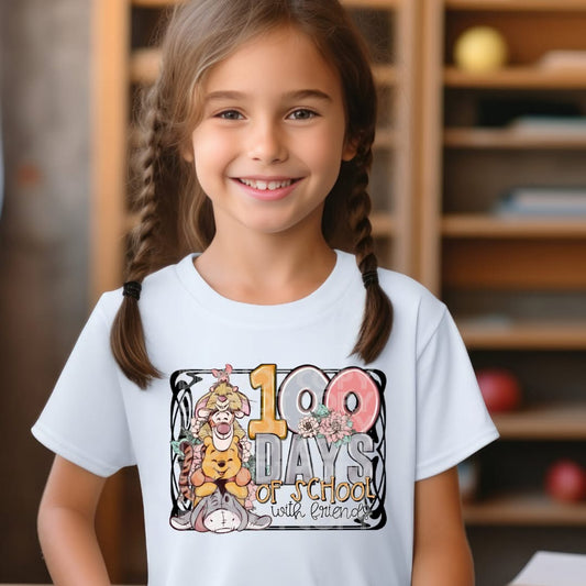 100 Days Of School Pooh Tshirt