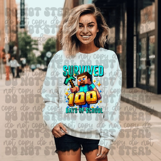 100 Days Of School Diamond Tshirt