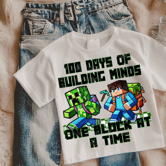 100 Days Of Building Minds Tshirt