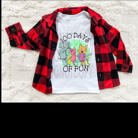 100 Days Of Fun Tshirt