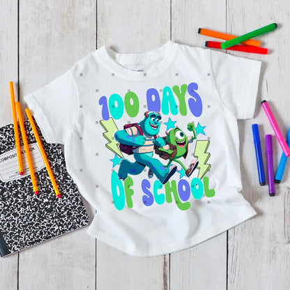 100 Days Of School Sully Tshirt