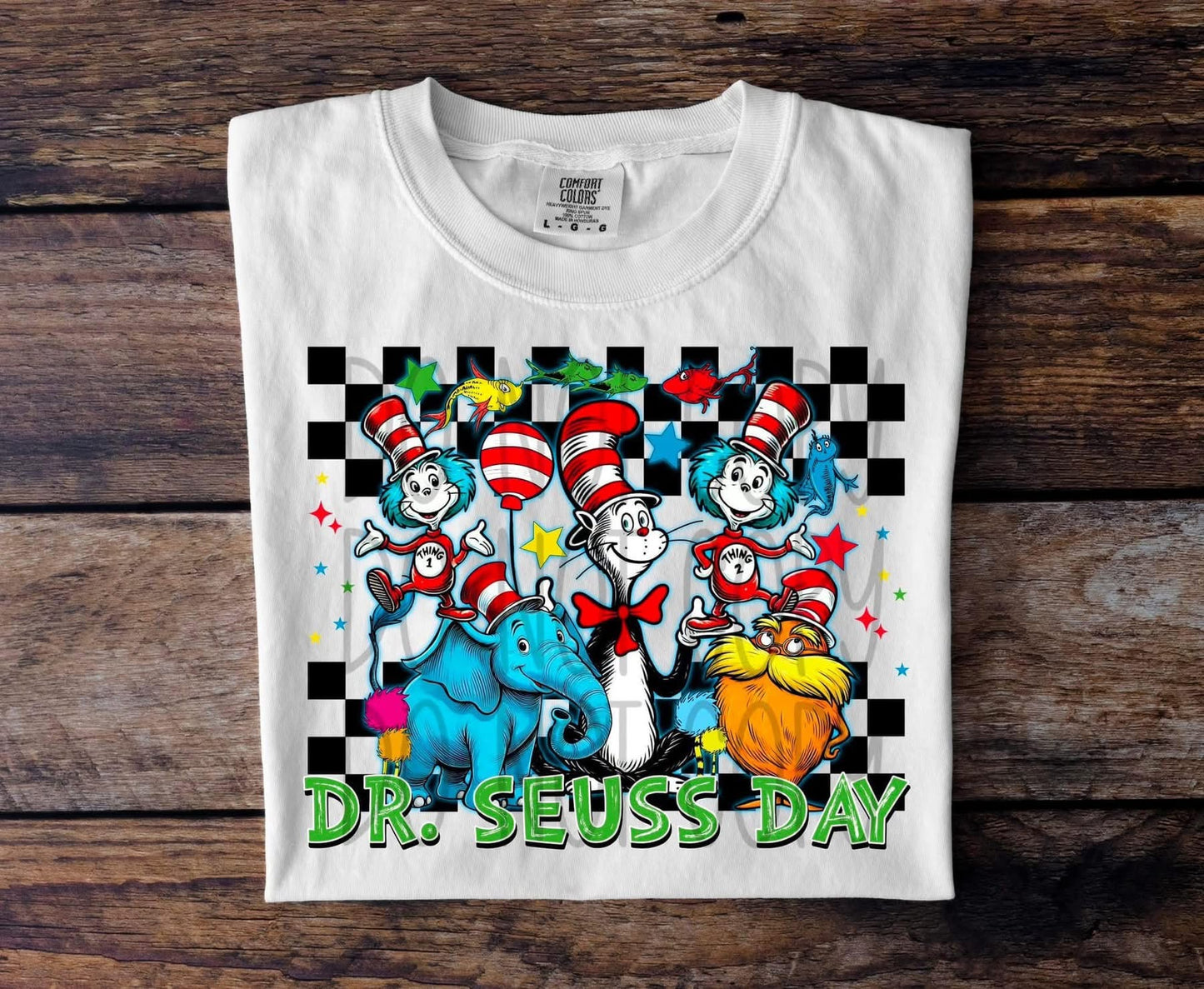 Dr Seuss Day Checkered