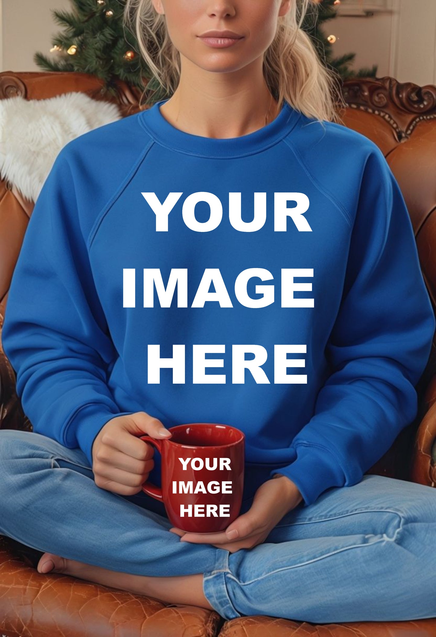 Royal Blue Crewneck Sweatshirt