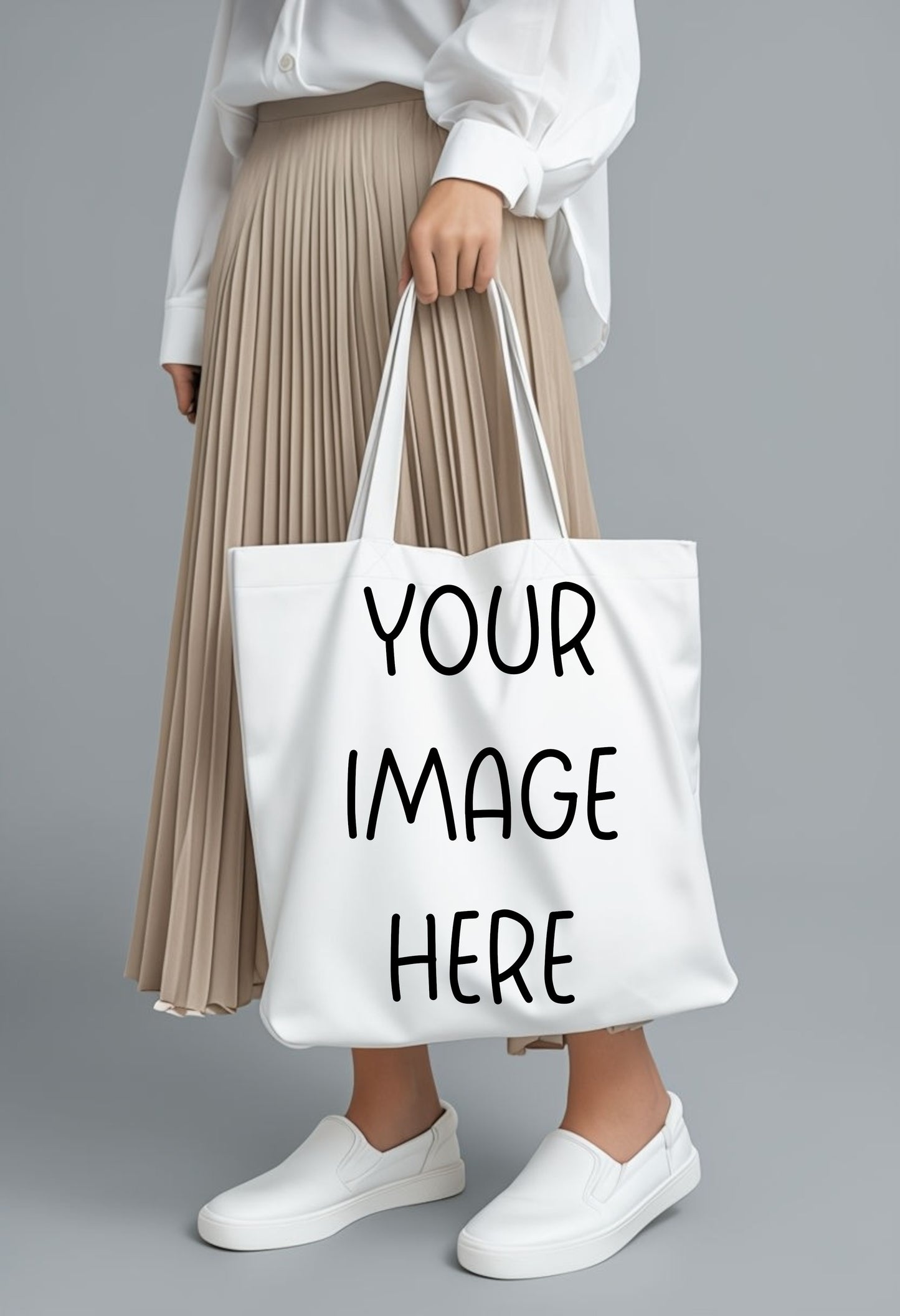 White Canvas Tote Bag