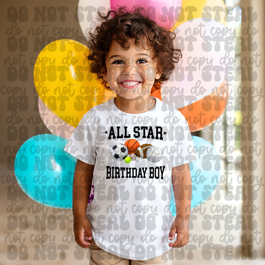 All Star Bday Boy Family