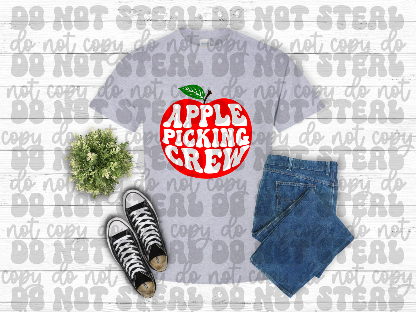 Apple Picking Crew Tshirt