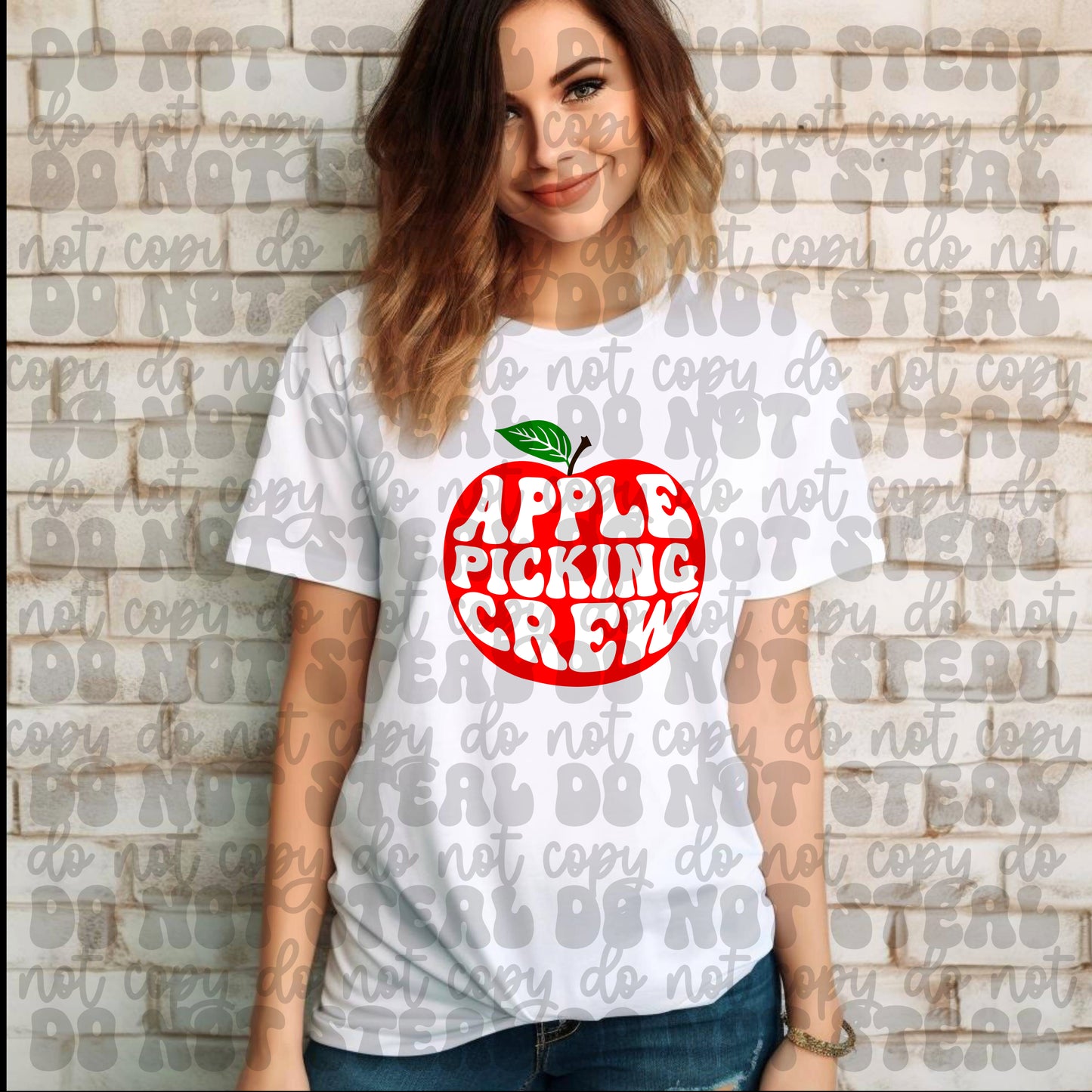 Apple Picking Crew Tshirt