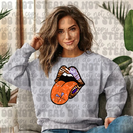 Buff Tongue Lacrosse Crewneck