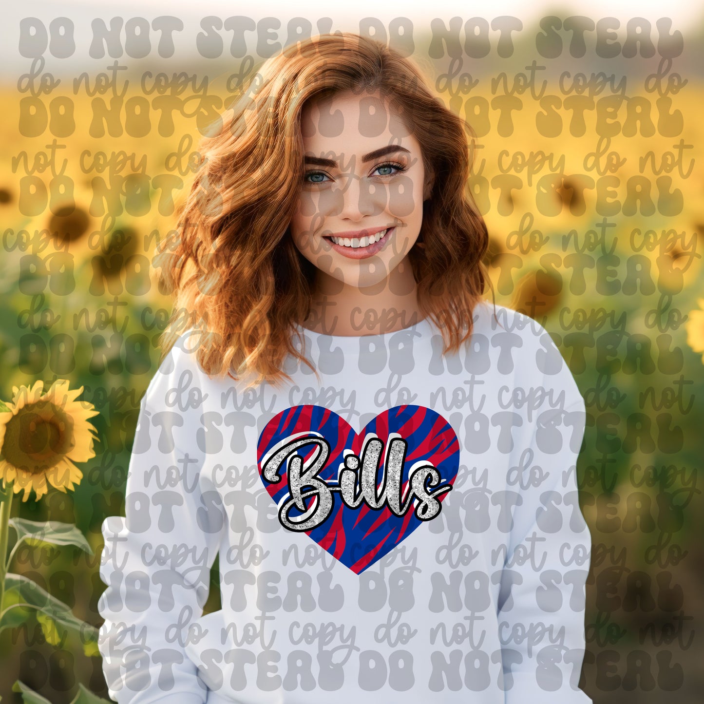 Bills Heart Crewneck