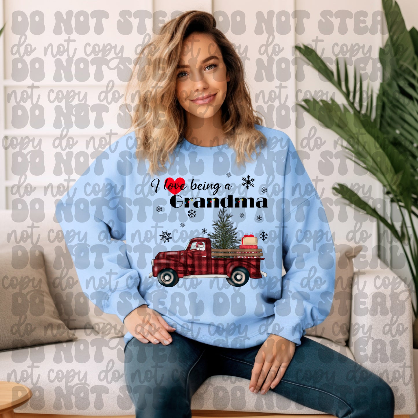 I Love Being A Grandma Crewneck