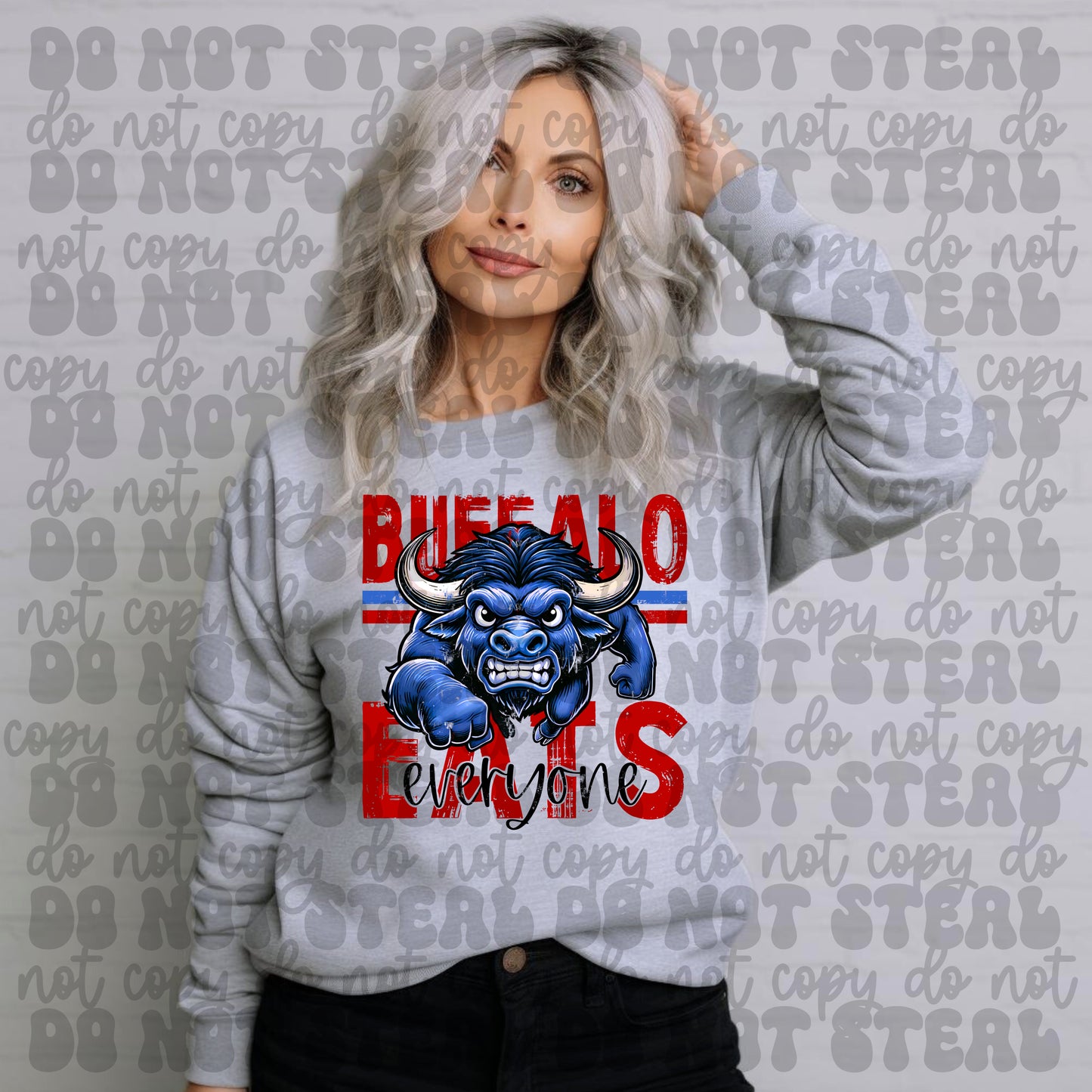 Buffalo Eats Everyone Blue