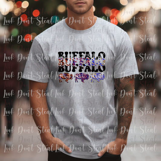 Buffalo 3 Buffalos Black