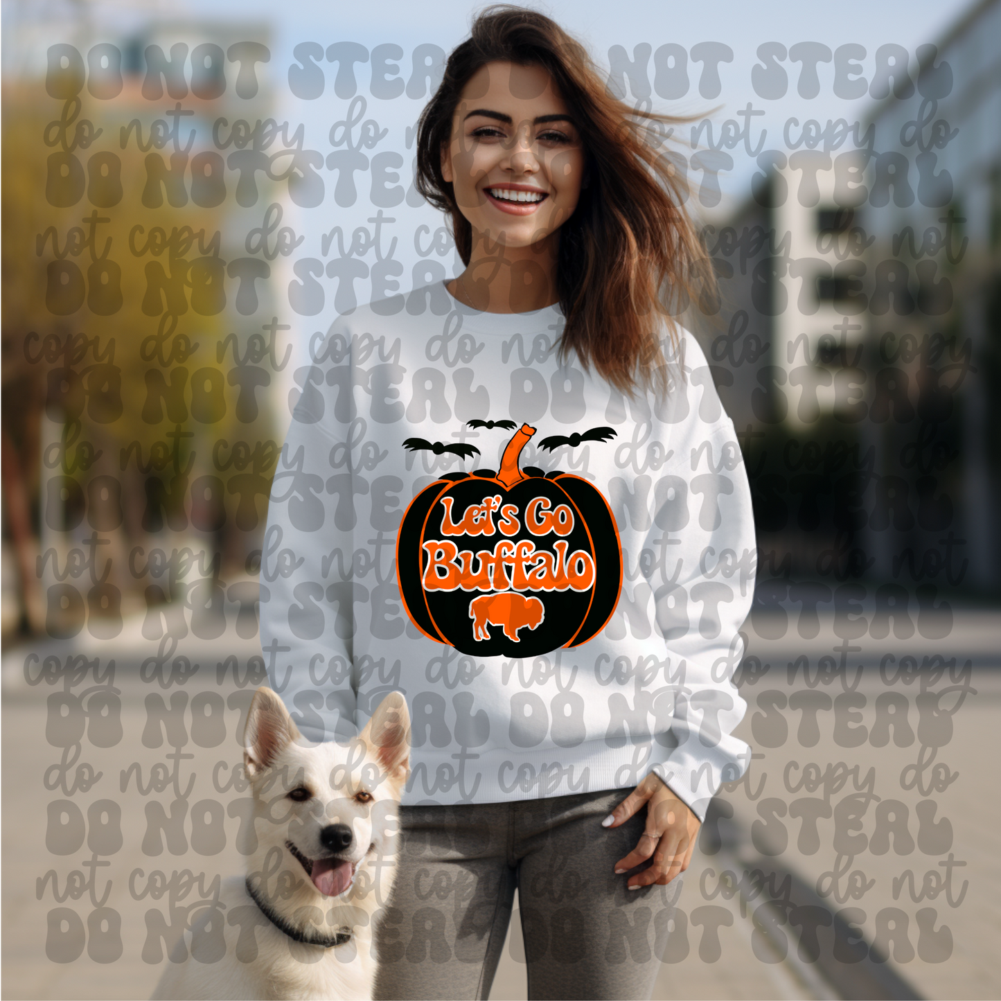 Buff Lacrosse Pumpkin Crewneck